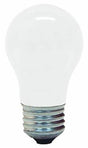 GE 97491 Standard Bulb, 15 W, A15 Lamp, E26 Medium Lamp Base, 100 Lumens, 2500 K Color Temp, White Light, Pack of 12