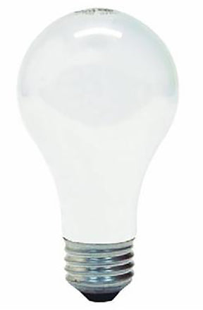 GE 97492 Standard Bulb, 25 W, A19 Lamp, E26 Medium Lamp Base, 210 Lumens, 2500 K Color Temp, White Light, Pack of 12