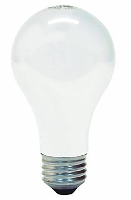 GE 97492 Standard Bulb, 25 W, A19 Lamp, E26 Medium Lamp Base, 210 Lumens, 2500 K Color Temp, White Light, Pack of 12