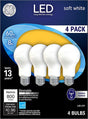 GE Industrial Solutions 93098313 LED Bulb, General Purpose, 750 Lumens, 10 W, A19 Lamp, 60 W Equivalent, Dimmable