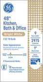 GE 66837 Light Bulb, 32 W, T8 Lamp, G13 Medium Bi-Pin Lamp Base, 2975 Lumens, 3500 K Color Temp, Pack of 24