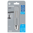 GE 93129003 LED Bulb, T10 Lamp, 40 W Equivalent, E26 Medium Lamp Base, Non-Dimmable, Soft White, 2700 K Color Temp