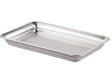 Interdesign 2870 Bathroom Tray, 9.7 in L, 6.3 in W, 1 in H, Stainless Steel, Silver, Pack of 6
