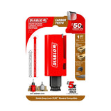 Diablo Demo Demon DHS1375CTR Hole Saw, 1-3/8 in Dia, 2-3/8 in D Cutting, 1-5/8 in Arbor, Carbide Cutting Edge