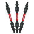 Diablo DDESQ225B Double Ended Drive Bit, #2 Drive, Square Drive, 2-1/2 in L