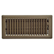 Imperial RG3656 Floor Register, 10 in W, Steel, Chocolate, Powder-Coated