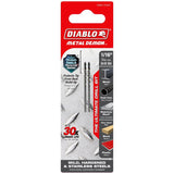 Diablo Metal Demon DMD116JP2 Drill Bit, 1/16 in Dia, 1.7 in OAL, Cylindrical Shank