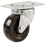 Shepherd Hardware 9479 Swivel Caster, 3-1/8 x 4-1/8 in Plate, 3.8 in L x 3.1 in W x 4.8 in H Dimensions, 3 in Dia Wheel