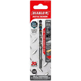 Diablo Metal Demon DMD1764JP1 Drill Bit, 17/64 in Dia, 4.3 in OAL, Three-Flat Shank