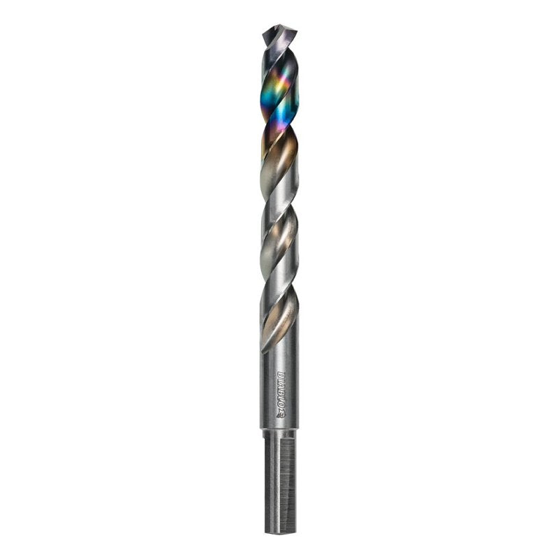 Diablo Metal Demon DMD2564JP1 Drill Bit, 25/64 in Dia, 5.2 in OAL, Three-Flat Shank