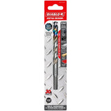 Diablo Metal Demon DMD2764JP1 Drill Bit, 27/64 in Dia, 5.6 in OAL, Three-Flat Reduced Shank