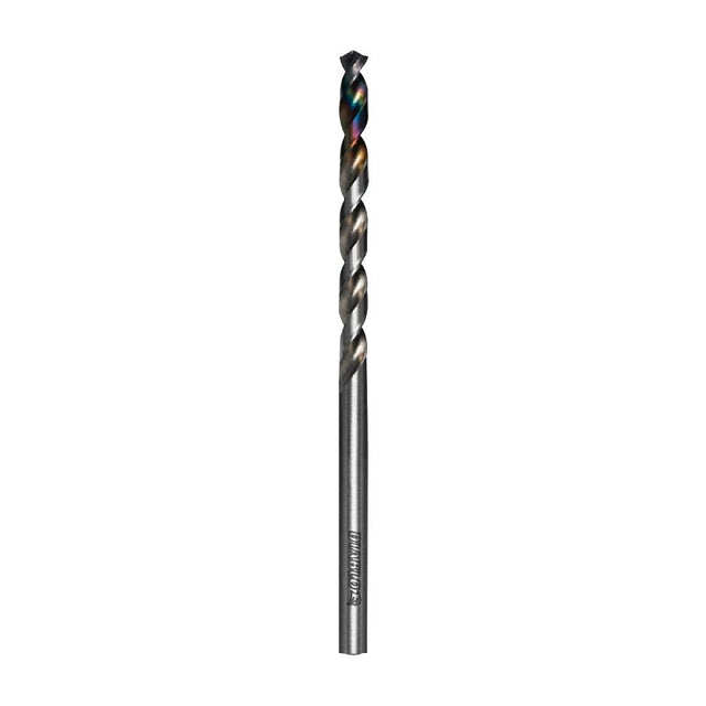 Diablo Metal Demon DMD316JP1 Drill Bit, 3/16 in Dia, 3.4 in OAL, Three-Flat Shank, Pack of 12