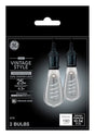 GE 93123799 LED Bulb, ST19 Lamp, 25 W Equivalent, E26 Medium Lamp Base, Dimmable, Soft White Light, 2700 K Color Temp