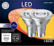 GE 93116055 LED Light Bulb, R20 Lamp, 50 W Equivalent, E26 Medium Lamp Base, Yes, Clear, Warm White Light