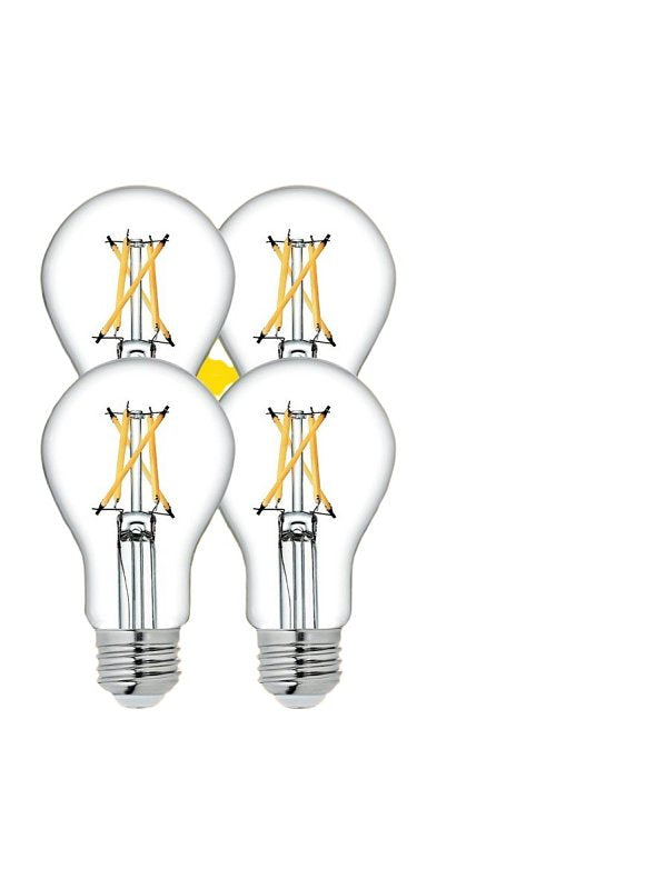 GE 93121729 LED Bulb, General-Purpose, A Style Lamp, 60 W Equivalent, E26 Lamp Base, Dimmable, Transparent, Soft White