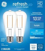 GE Relax Series 93129473 LED Bulb, General-Purpose, A19 Lamp, 100 W Equivalent, E26 Medium Lamp Base, Dimmable