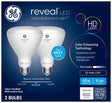 GE 93132027 LED Bulb, BR30 Lamp, 65 W Equivalent, E26 Medium Lamp Base, Dimmable, Soft White, 2950 K Color Temp