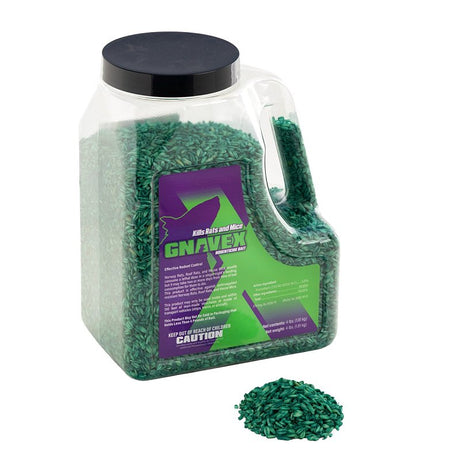 Gnavex 112875 Rodenticide Bait, Granular, 4 lb Jug