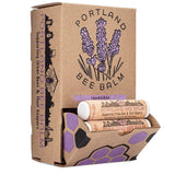 Portland Bee Balm 119 Lip Balm, Lavender, 9/PK, Pack of 24