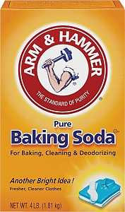 Arm & Hammer 01170 Baking Soda, 4 lb, Box, Pack of 6