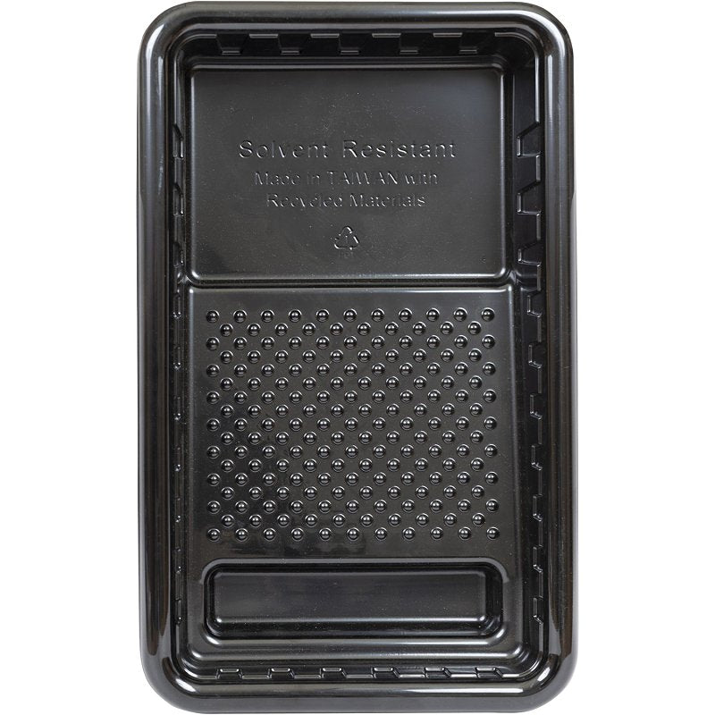 Linzer RM 007 Paint Roller Tray, 7 in W, Plastic, Black