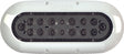 Airhead 012309BI X16 Underwater LED Light, Midnight Blue-White Bezel