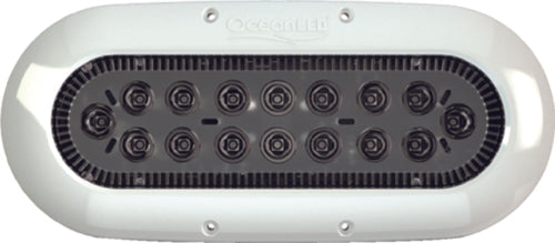 Airhead 012309BI X16 Underwater LED Light, Midnight Blue-White Bezel