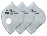 RZ 82798 Filter, Specifications: L Size, Carbon, White, For: M1 Neoprene, Mossy Oak, M2 Mesh Mask, 3/PK