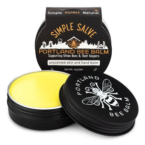 Portland Bee Balm SIMPLE SALVE Series 130 Skin and Hand Balm, 2 oz Tin, Pack of 12
