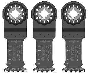 Bosch Starlock OSL114JF-3 Oscillating Blade, 1-1/4 in, Bi-Metal, For: OIS Compatible Tools, Bosch, Rigid and Others