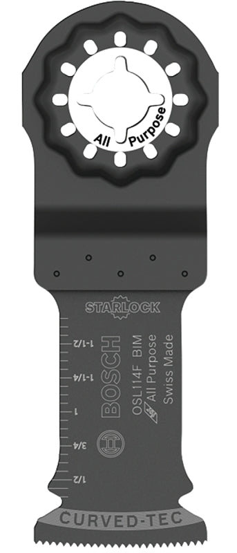 Bosch Starlock OSL114F Oscillating Blade, Bi-Metal, 1-1/4 in, 1/PK