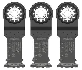 Bosch Starlock OSL114F-3 Oscillating Blade, 1-1/4 in, Bi-Metal, 3/PK