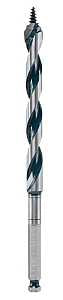 Bosch Daredevil NKST08 Auger Drill Bit, 1/2 in Dia, 7-1/2 in OAL, Open-Faced, Wide Flute, 5/16 in Dia Shank