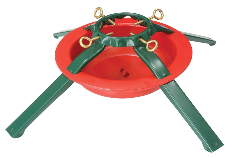 Jack Post 5180 Natural Tree Stand, Steel, Green/Red, Powder-Coated