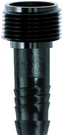 Rain Bird SWGA050S/SWGA050 Pipe Adapter, 1/2 x 1/2 in Connection, MNPT x Barbed, Acetyl, Black