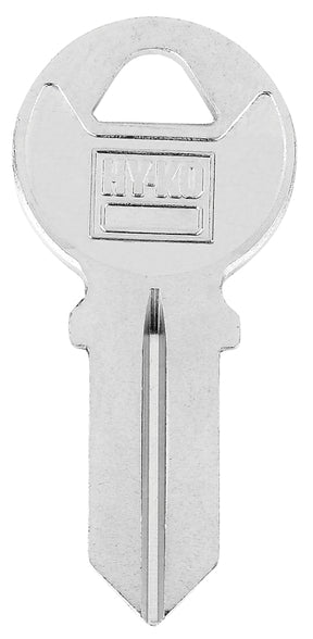 Hy-Ko 11010AM4 Key Blank, Brass, Nickel-Plated, For: American AM4 Locks, Pack of 10