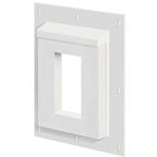 Builders Edge 3SMR68TW Mounting Block, Split, White, 11-1/2 in L, 9-1/16 in W, Fiber Cement