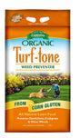 Espoma Organic Turf Tone Series TTWP25 Weed Preventer and Lawn Food, 25 lb Bag, Granular, 9-0-0 N-P-K Ratio