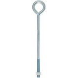 Hampton 1/2 in. X 12 in. L Zinc-Plated Steel Eyebolt Nut Included, Pack of 5