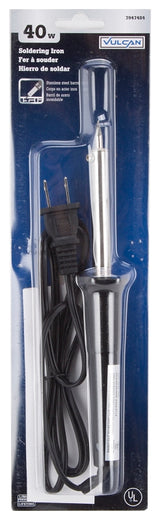 Vulcan JL-75801 Soldering Iron, 120 V, 0.33 A, 40 W, Needle Tip, Stainless Steel Tip