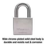 Master Lock 1-13/16 in. H X 2 in. W Steel 5-Pin Cylinder Exterior Padlock