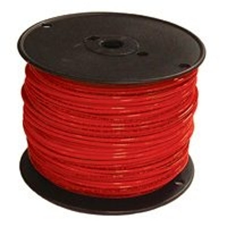 Southwire 14RED-STRX500 Building Wire, 14 AWG Wire, 1-Conductor, 500 ft L, Copper Conductor, PVC Insulation, Red Sheath