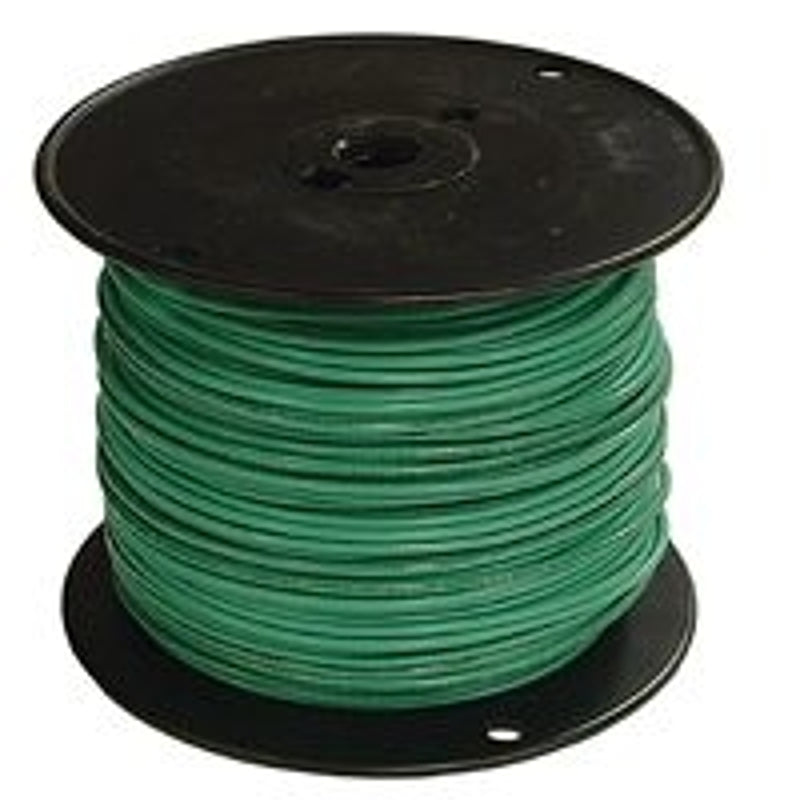 Southwire 14GRN-STRX500 Series Building Wire, Green Sheath, 14 AWG Wire, 1-Conductor, 500 ft L, Stranded