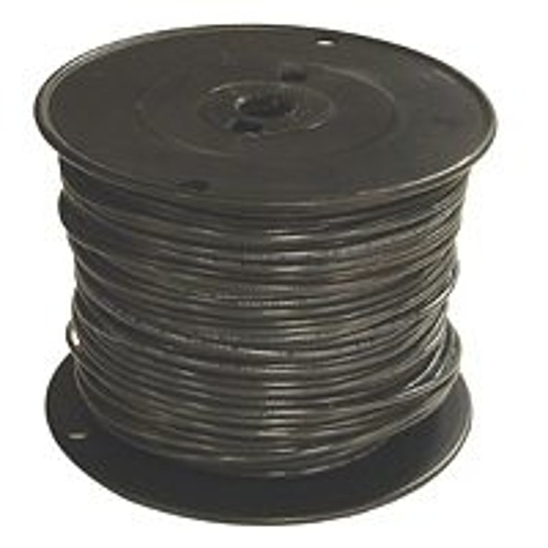 Romex 12BK-STRX500 Series Building Wire, Black Sheath, 12 AWG Wire, 1-Conductor, 500 ft L, Copper Conductor