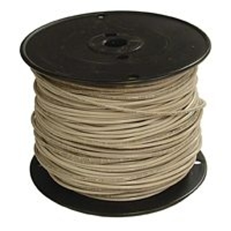 Romex 12WHT-STRX500 Series Building Wire, White Sheath, 12 AWG Wire, 1-Conductor, 500 ft L, Copper Conductor