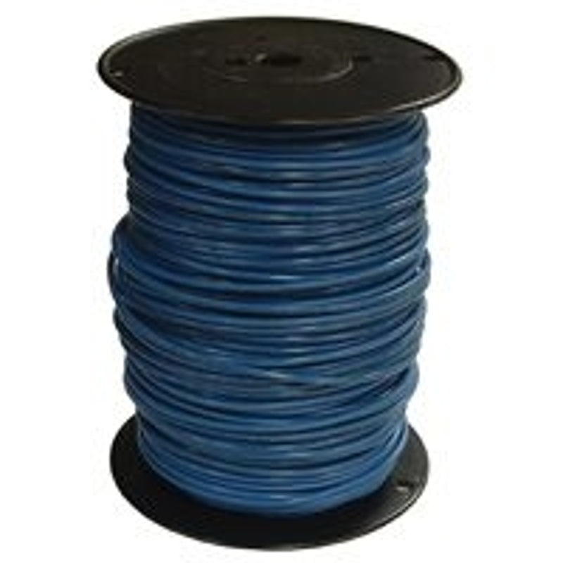 Southwire 10BLU-STRX500 Series Building Wire, Blue Sheath, 10 AWG Wire, 1-Conductor, Copper Conductor, Blue Sheath