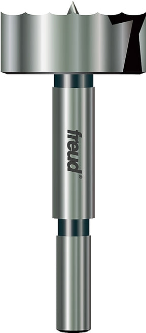 Freud Precision Shear PB-011 Forstner Bit, 1-1/2 in Dia, 3-1/2 in OAL, 3/8 in Dia Shank