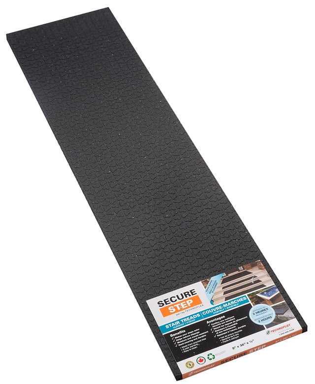 Secure Step TF012-09X36-SS Stair Tread, 36 in L, 9 in W, 1/2 in Thick, Pack of 24