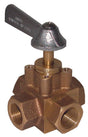 Groco FV-410-X Bronze 4-Way Tank Selector Valve 1″ Full Flow