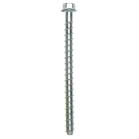Simpson Strong-Tie Titen HD THD37600HF1 Heavy-Duty Screw Anchor, 3/8 in Dia, 6 in L, Carbon Steel, Zinc, Pack of 20